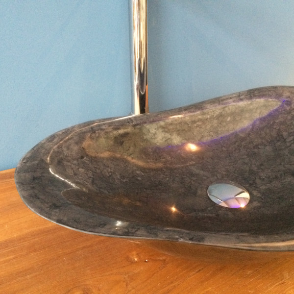 Waschbecken Wave Black Marble