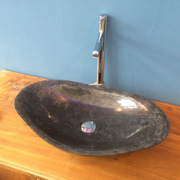 Waschbecken Wave Black Marble